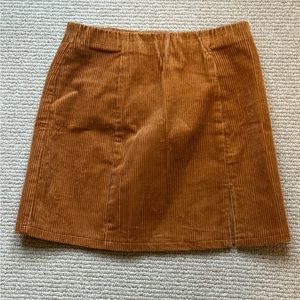 Gold/Orange, Mini Skirt, Forever 21, Women’s Small